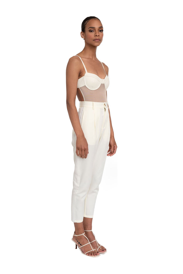 Denim Strip Trousers