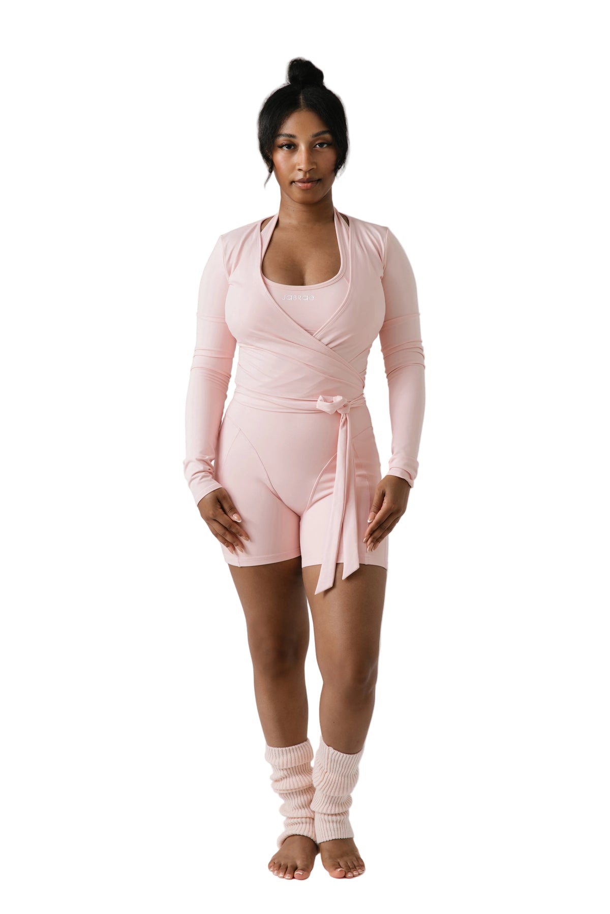 Ballet Pink Wrap Top