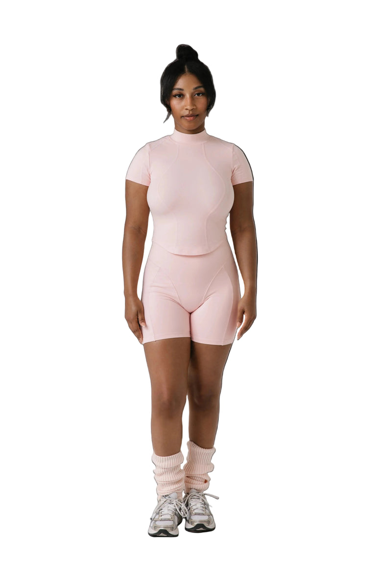 Ballet Pink Biker Shorts