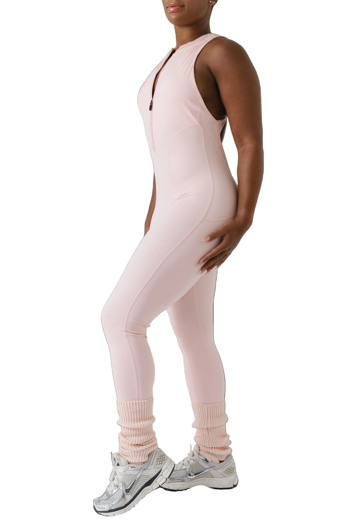 Ballet Pink Sculpting Jumpsuit